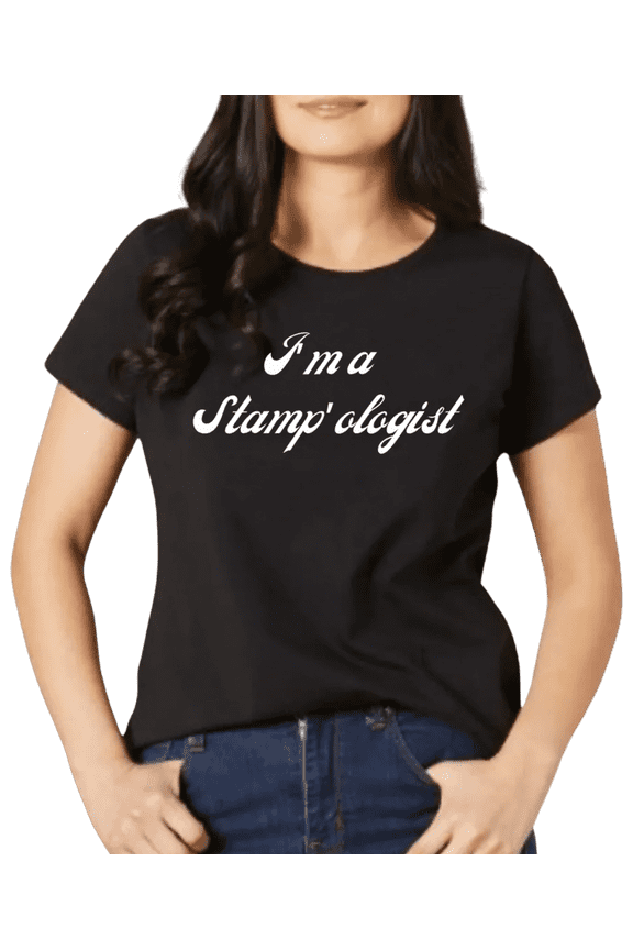 Notary Public T-Shirt – “I'm A Stamp'ologist” Funny Notary Shirt, 100% Cotton Unisex Tee