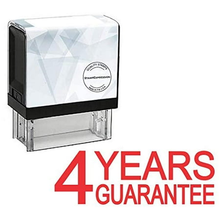 StampExpression - 4 Years Guarantee Self Inking Rubber Stamp - Red Ink (A-80052)