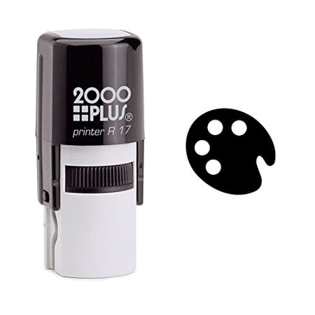 StampExpression - Artist's Palette Self Inking Rubber Stamp - Black Ink (W-6466)