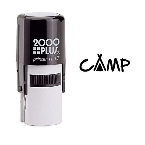 StampExpression - Camp Self Inking Rubber Stamp - Black Ink (W-6595)
