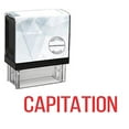 thumbnail image 1 of StampExpression - Capitation Office Self Inking Rubber Stamp - Red Ink (A-5673), 1 of 4