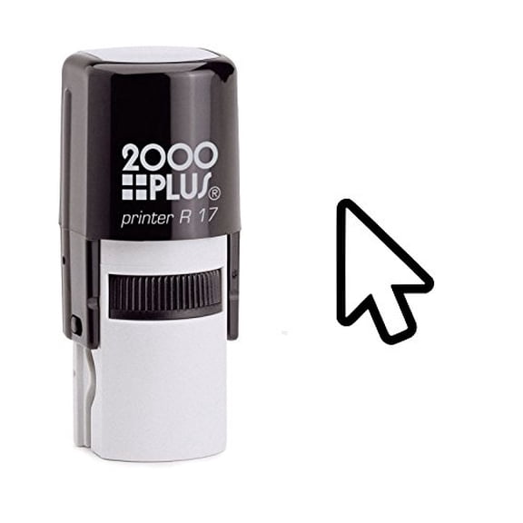 StampExpression - Cursor Icon Self Inking Rubber Stamp - Black Ink (W-6348)