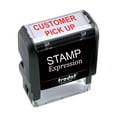 thumbnail image 1 of StampExpression - Customer Pick UP Office Self Inking Rubber Stamp - Red Ink (W-5893), 1 of 4