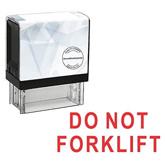 StampExpression - DO NOT Forklift Office Self Inking Rubber Stamp - Red Ink (A-5884)