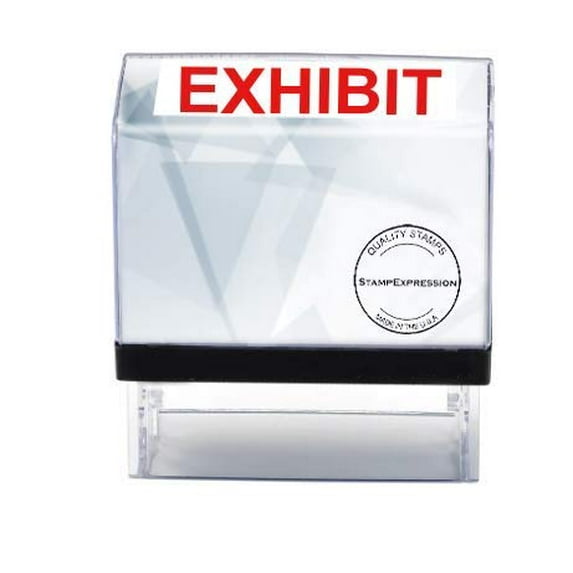 StampExpression - Exhibit Office Self Inking Rubber Stamp - Red Ink (A-5289)