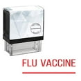 thumbnail image 1 of StampExpression - FLU Vaccine with line Office Self Inking Rubber Stamp - Red Ink (A-5707), 1 of 4