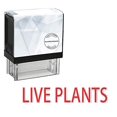 thumbnail image 1 of StampExpression - Live Plants Office Self Inking Rubber Stamp - Red Ink (A-5558), 1 of 4