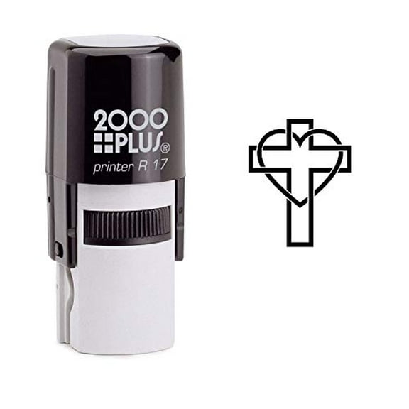 StampExpression - Love Christ Self Inking Rubber Stamp - Black Ink (W-6799)