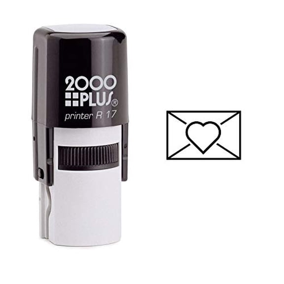 StampExpression - Love Letter Self Inking Rubber Stamp - Black Ink (W-6841)