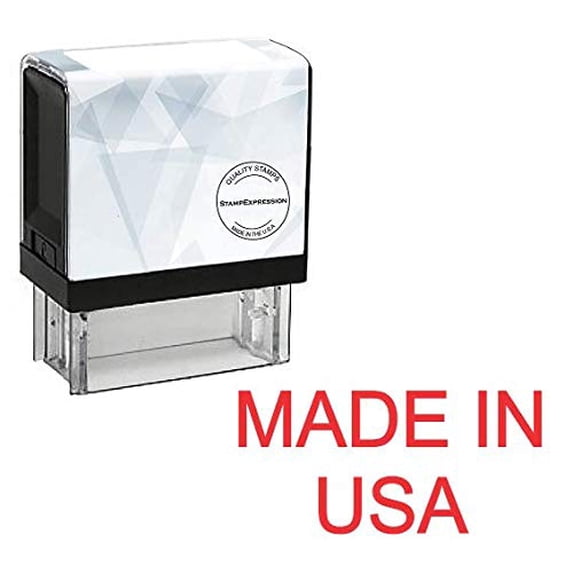 StampExpression - Made is USA Self Inking Rubber Stamp - Red Ink (A-80046)