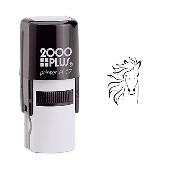 StampExpression - Majestic Horse Self Inking Rubber Stamp - Black Ink (W-6465)