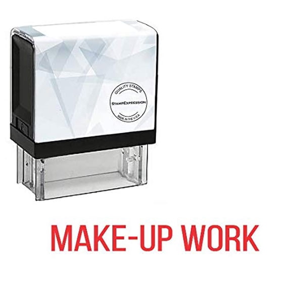 StampExpression - Make-UP Work Office Self Inking Rubber Stamp - Red Ink (A-5733)