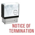 thumbnail image 1 of StampExpression - Notice of Termination Office Self Inking Rubber Stamp - Red Ink (A-5828), 1 of 4
