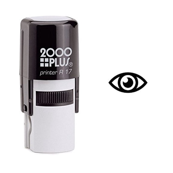 StampExpression - Open Eye Self Inking Rubber Stamp - Black Ink (W-6506)