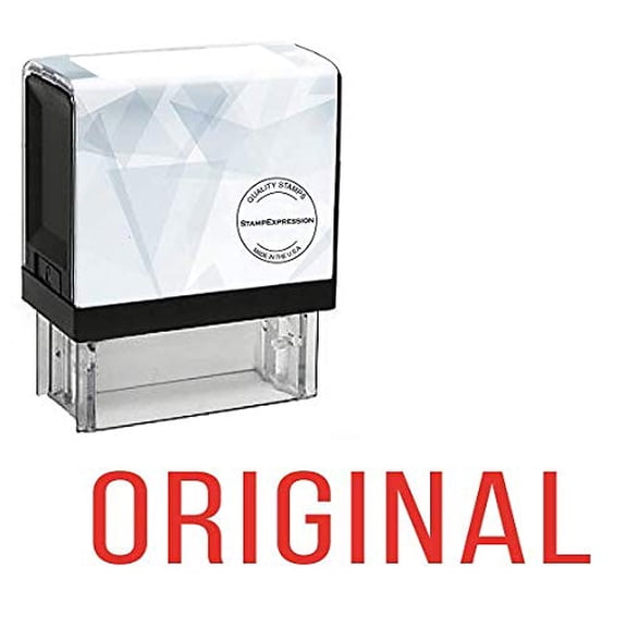 StampExpression - Original Office Self Inking Rubber Stamp - Red Ink (A-5121)