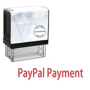 StampExpression - PayPal Payment Office Self Inking Rubber Stamp - Red Ink A-5580