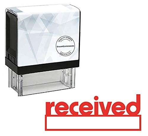 StampExpression "Reserved" Self-Inking Office Stamp - Red Ink, 9/16" X 1-1/2" Impression Area