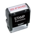 thumbnail image 1 of StampExpression - See Attached Office Self Inking Rubber Stamp - Red Ink (W-5624), 1 of 4