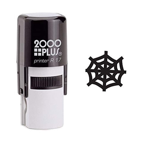 StampExpression - Spider Web Self Inking Rubber Stamp - Black Ink (W-6614)