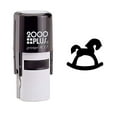 thumbnail image 1 of StampExpression - Toy Rocking Horse Self Inking Rubber Stamp - Black Ink (W-6855), 1 of 4