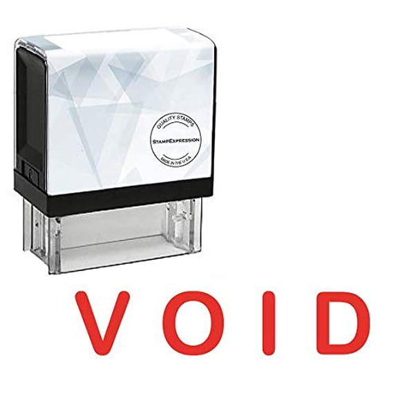 StampExpression - Void Office Self Inking Rubber Stamp - Red Ink (A-5074)