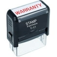 thumbnail image 1 of StampExpression - Warranty Office Self Inking Rubber Stamp - Red Ink (A-5423), 1 of 4