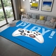 thumbnail image 1 of Stampa 3D Controller di gioco tappeto per soggiorno decorazioni per la casa camera da letto comodino grande giocatore ragazzi Area di gioco tappeto tappetino antiscivolo, 1 of 5