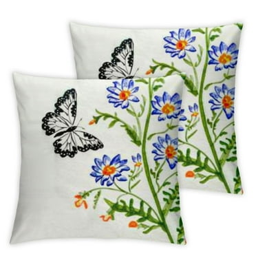 Stamped Pillowcases, Morning Glories, " Embroidery Kit