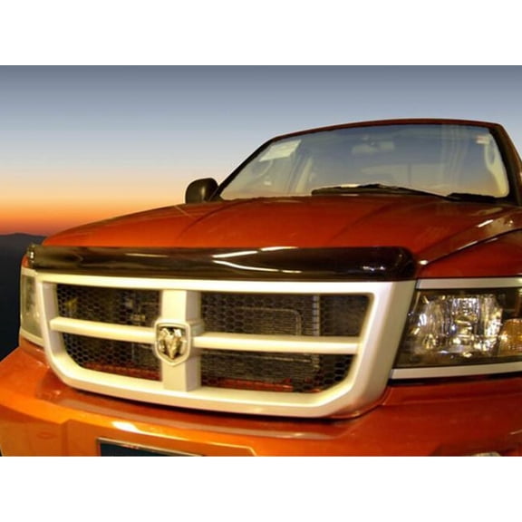 Stampede 2008-2011 Dodge Dakota Eyebrows Not Included Vigilante Premium Hood Protector - Smoke