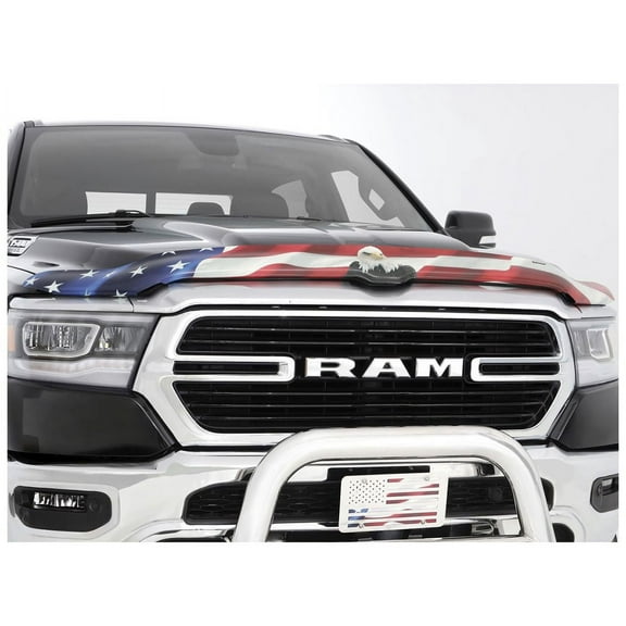 Stampede 2040-30 Vigilante Premium Hood Shield with American Flag and Eagle