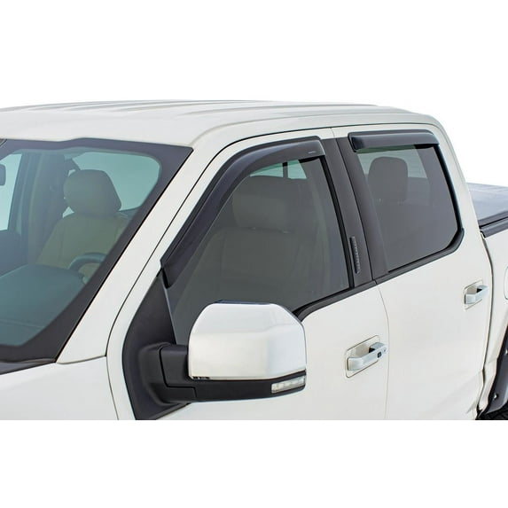 Stampede 6190-2 Tape-Onz Sidewind Deflector for Ford 4-Door (Smoke)