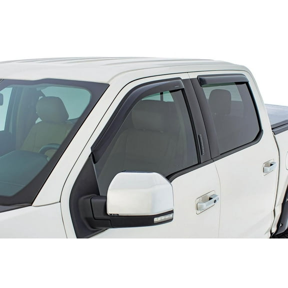 Stampede 6256-2 Tape-Onz Sidewind Deflector for Dodge 4-Door (Smoke) Fits select: 2009-2020 DODGE JOURNEY