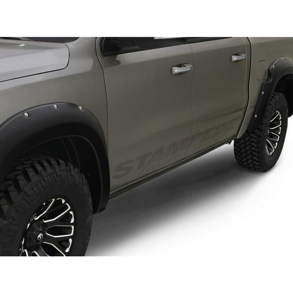 Stampede 8434-2 Ruff Riderz Fender Flares 4pc. For 2016-2020 Toyota Tacoma, Smooth Black