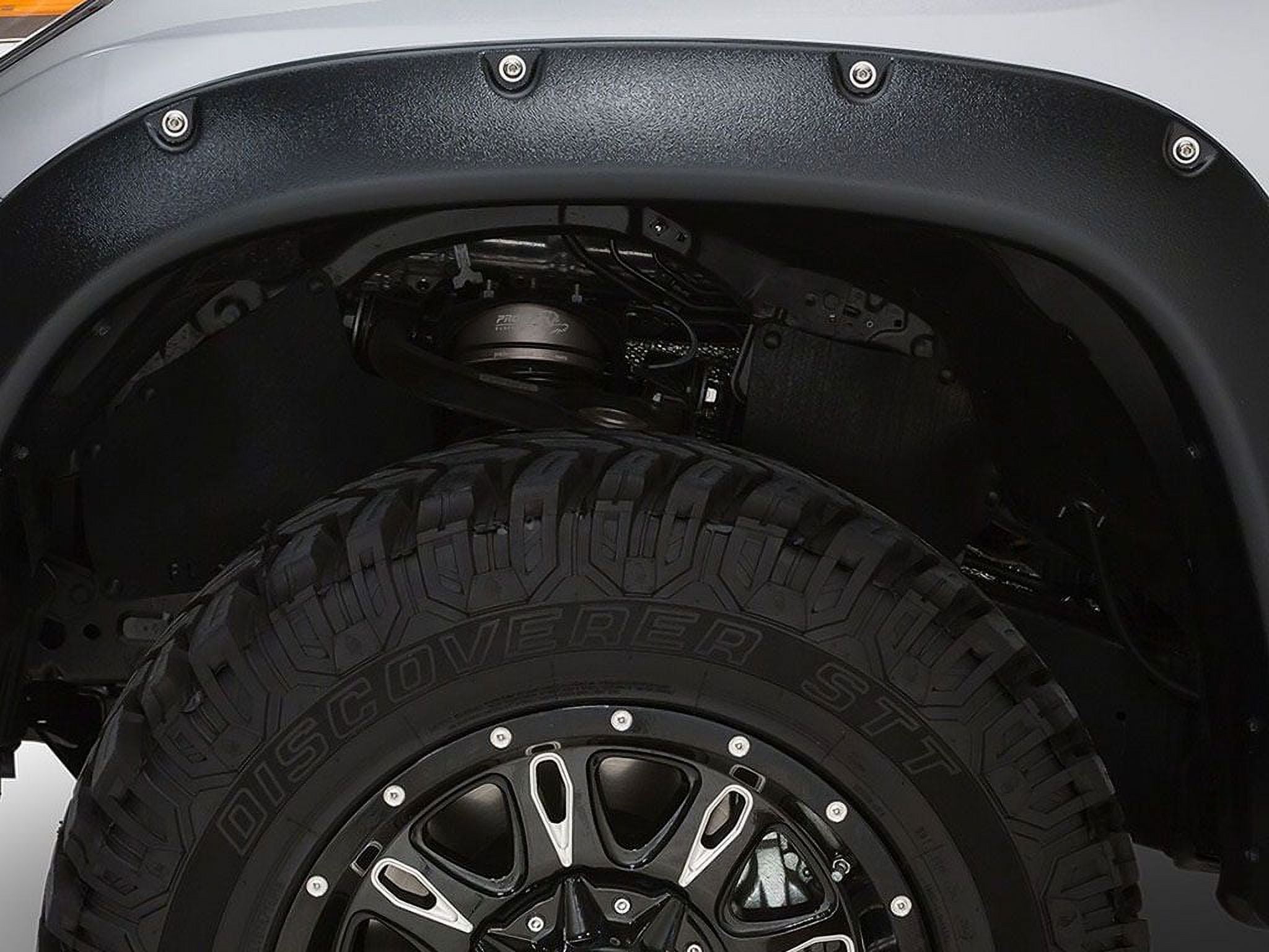 Stampede 8435-5 Black Ruff Riderz Fender Flare, 4 Piece Fits select: 2016-2023 NISSAN TITAN XD