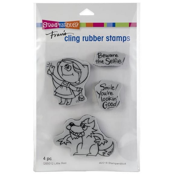 Stampendous Cling Stamp -Little Red