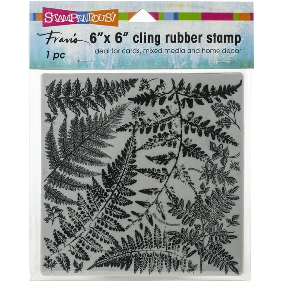 Stampendous Cling Stamps-Fern Garden