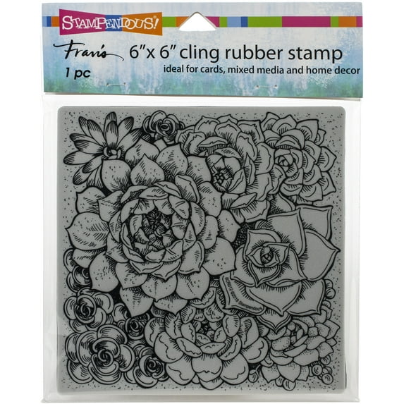 Stampendous Cling Stamps-Succulents