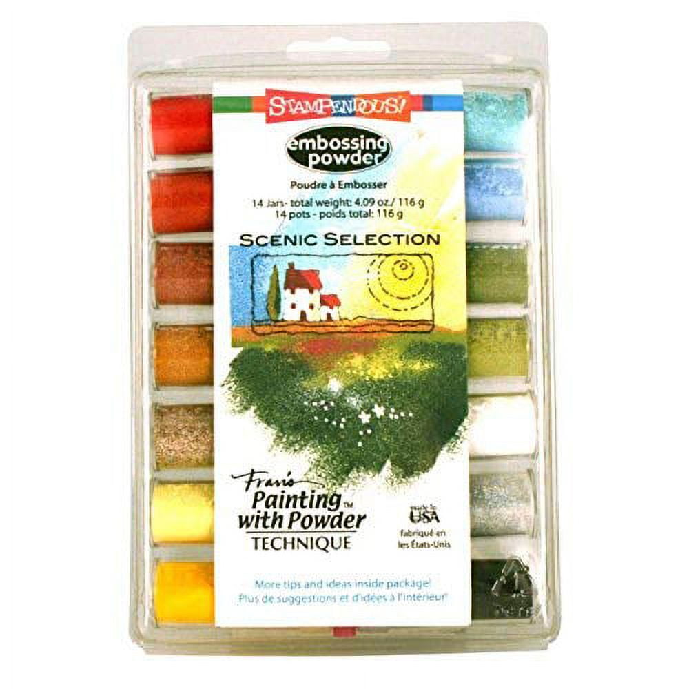 Stampendous Embossing Powder 14/Pkg 4.09oz-Scenic Selection - Walmart.com