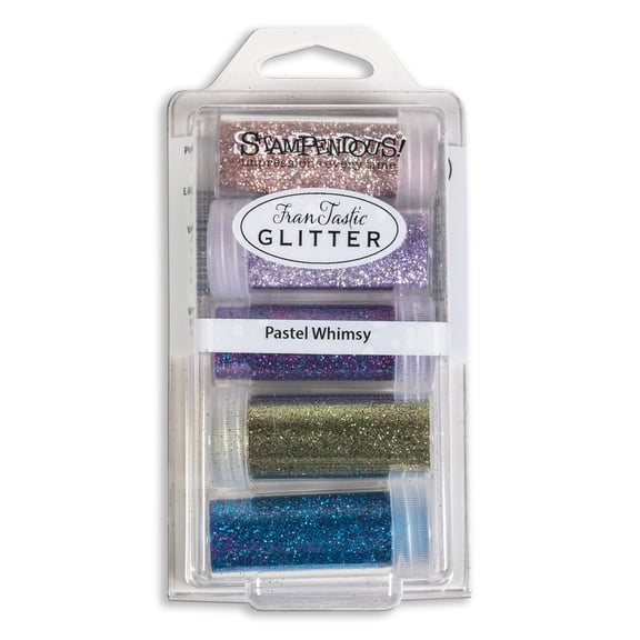 Stampendous FranTastic Ultra Fine Glitter Kit-Pastel Whimsy