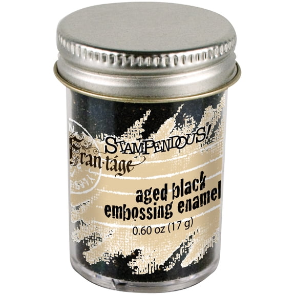 Stampendous Frantage Aged Embossing Enamel .6oz-Black