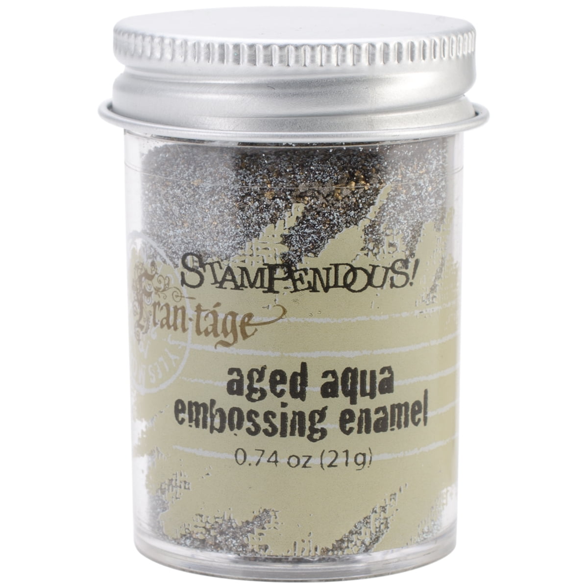 Stampendous Frantage Aged Embossing Enamel .74oz-Aqua - Walmart.com