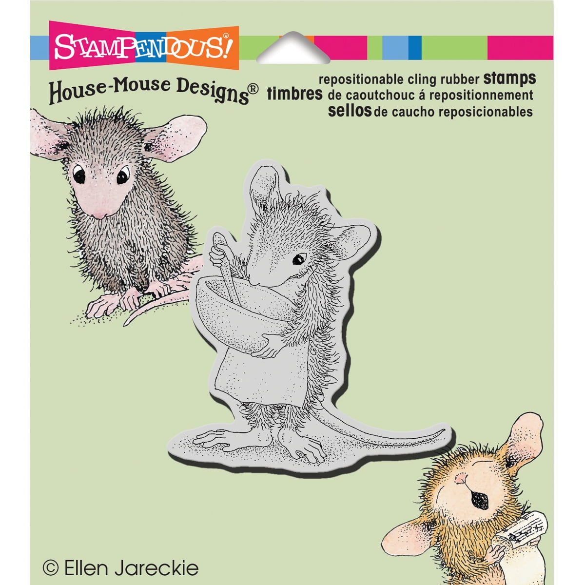 Stampendous House Mouse Cling Stamp -Mix It Up - Walmart.com