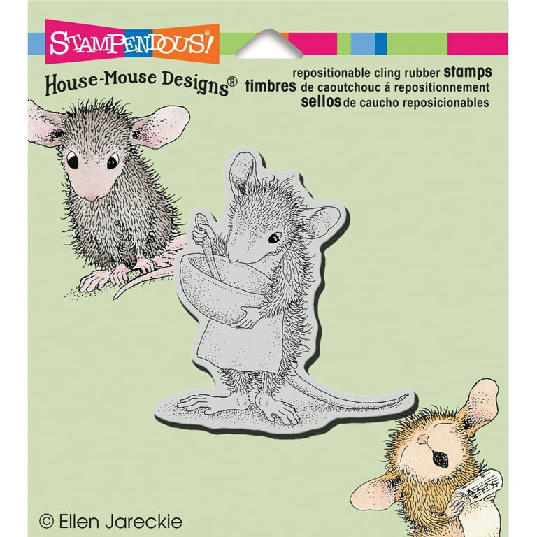 Stampendous House Mouse Cling Stamp -Mix It Up - Walmart.com