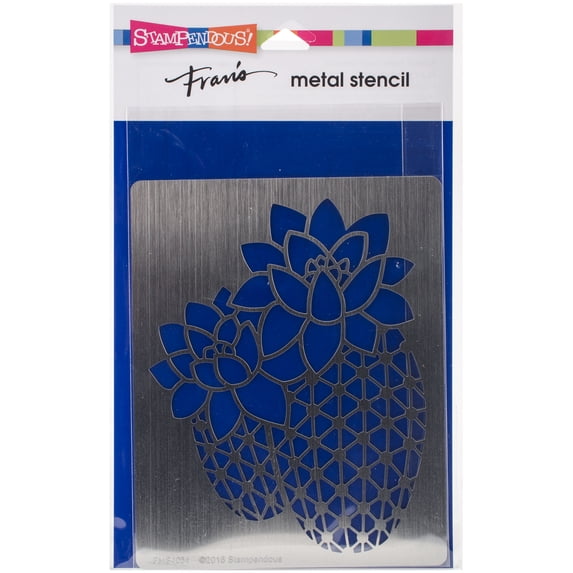 Stampendous FMS-4054 Cactus Flower Stampendous Metal Stencil