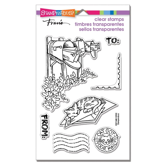 Stampendous Perfectly Clear Stamps-Mailbox Country