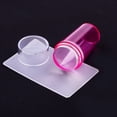 thumbnail image 1 of Stamper Clear Silicone Stamping Jelly Tool with Scraper for DIY Nail Stamping Transparent Visible Body Design Nail Supplies, 1 of 3