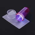thumbnail image 1 of Stamper Clear Silicone Stamping Jelly with Scraper Transparent Visible Body Ideal for DIY Nail Design and Stamping Tool for Home or Salon Use, 1 of 2