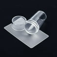 thumbnail image 1 of Stamper Clear Silicone Stamping Jelly with Scraper Transparent Visible Design for DIY Nail Stamping Tool, 1 of 2