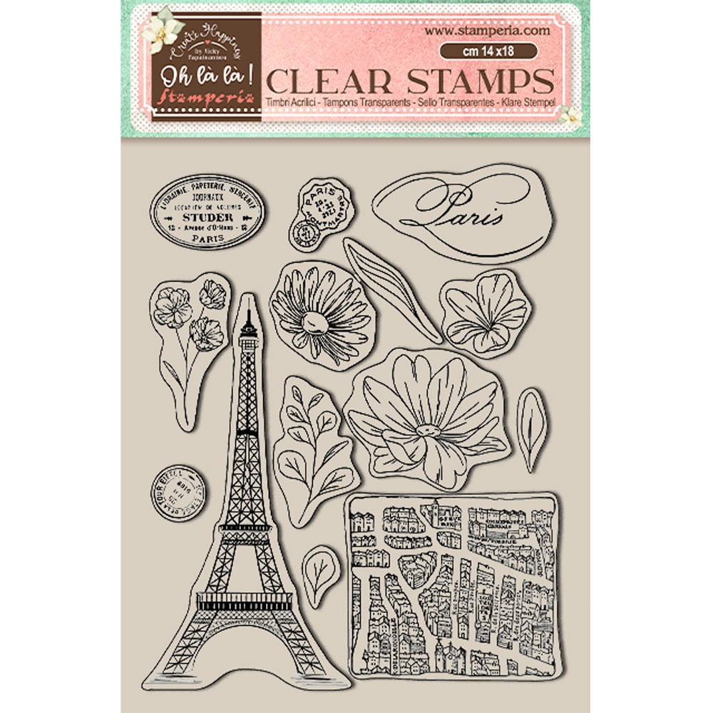 Stamperia Clear Stamps Oh La La Tour Eiffel