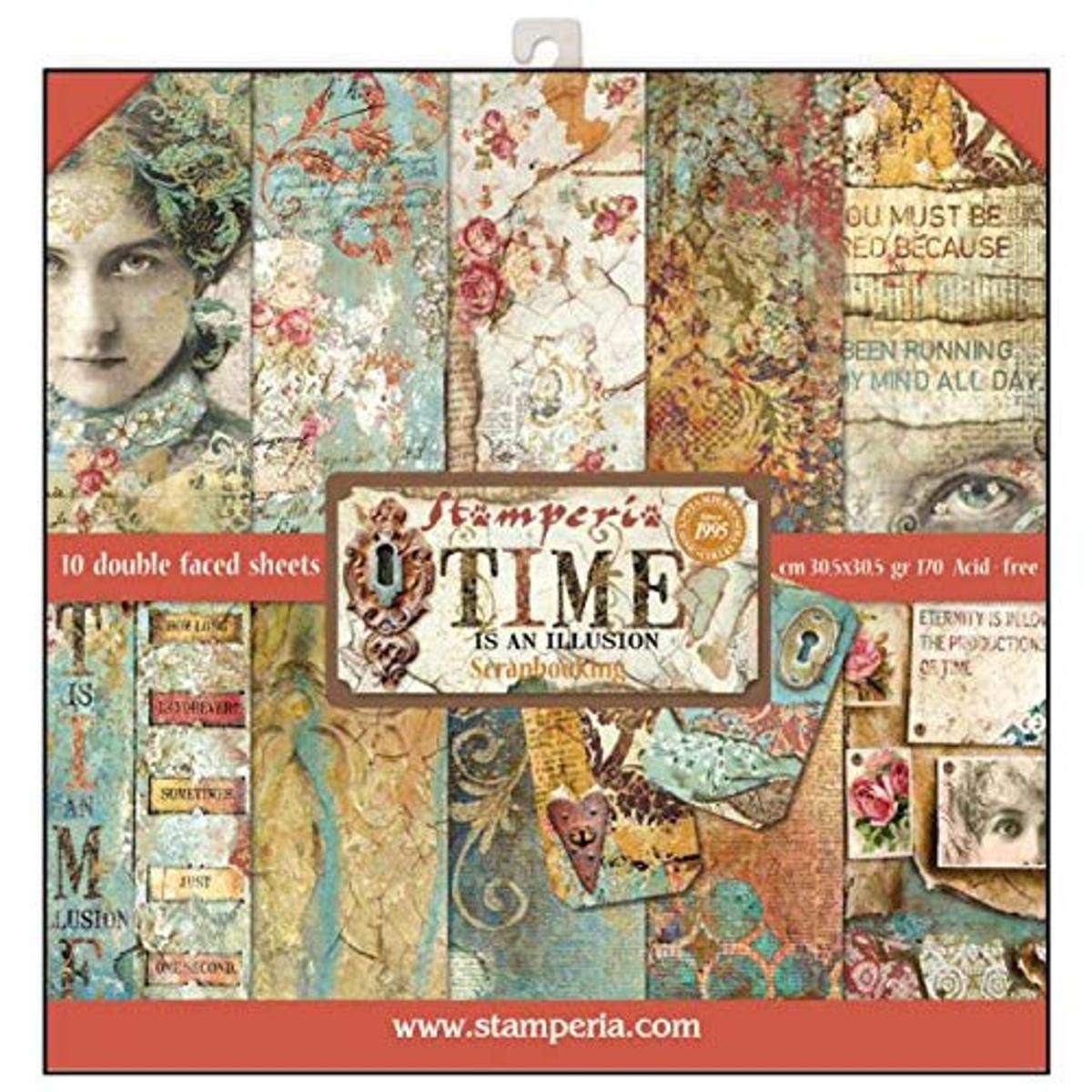 Stamperia – Foglio Di Truciolato Amazonia – 15x30 Cm – Formato A5 – Multicolore – Tema Giungla E Animali